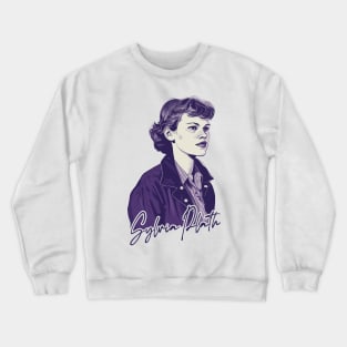 Sylvia Plath / Retro Quote Design Crewneck Sweatshirt